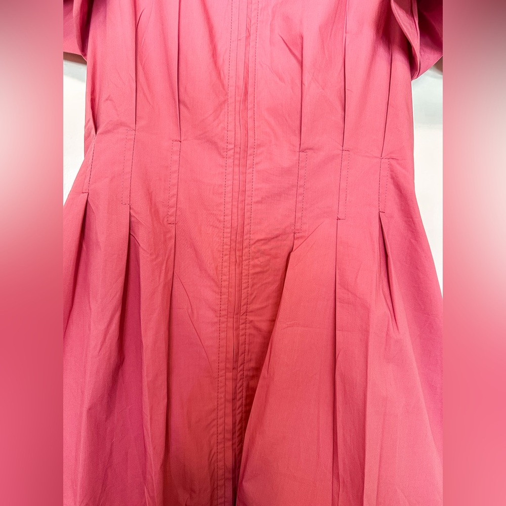 Olivaceous “In the Day” Mauvey Pink Puff Sleeve Mini Bubble Dress - Picture 5 of 14